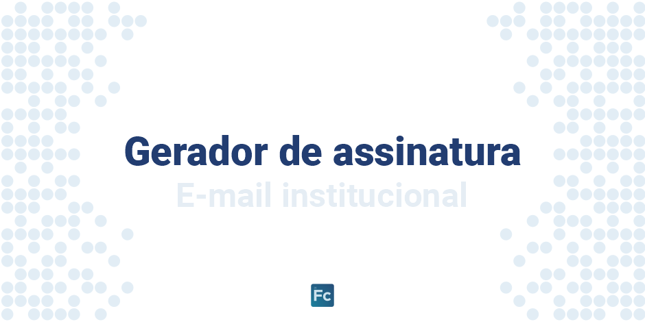 Capa Gerador de Assinaturas